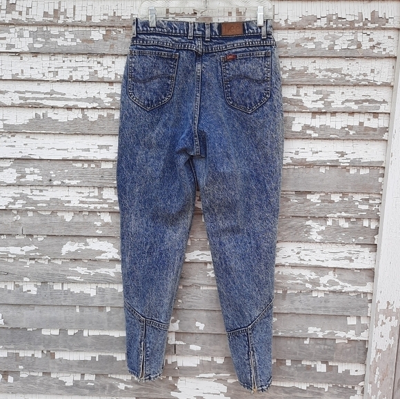 🌟 Vintage Lee acid wash jeans size 13 long - Picture 1 of 10